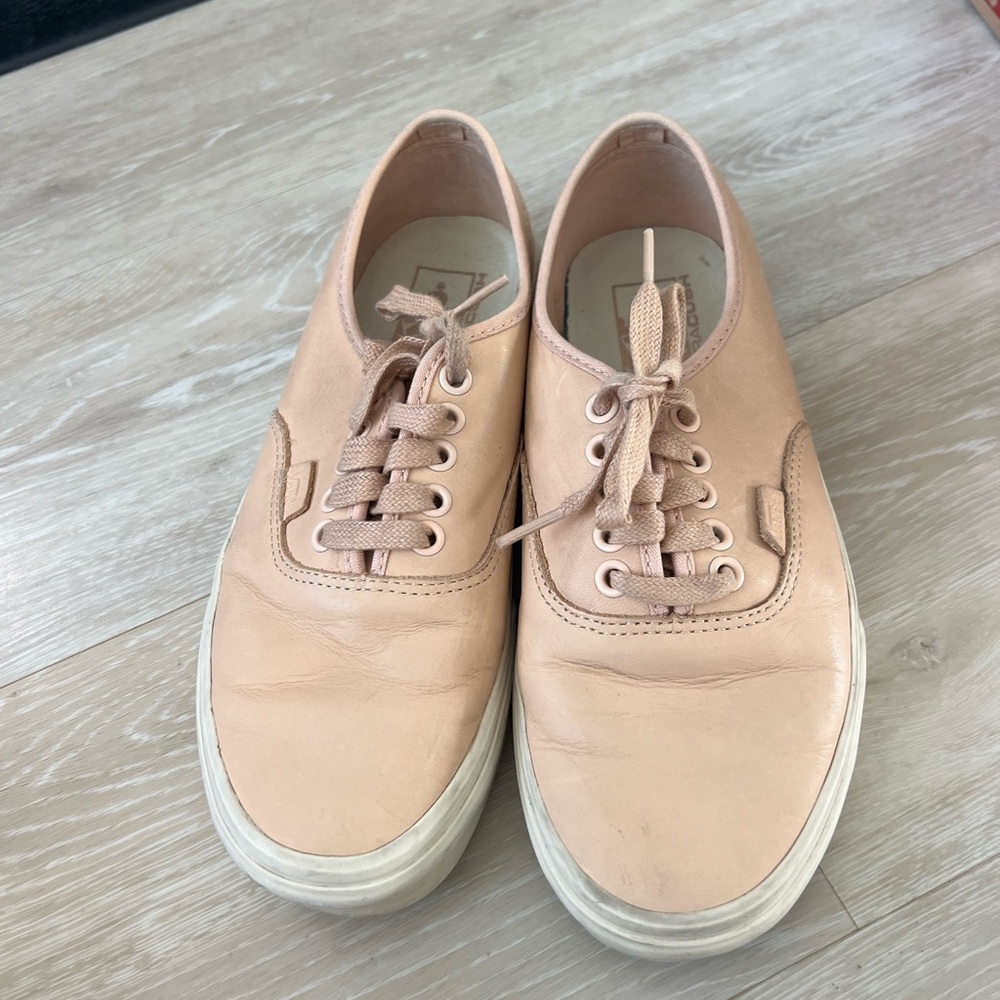 Vans Authentic DX Tan Leather Sneakers